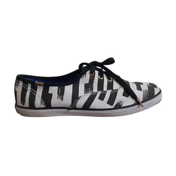Keds X Partyskirts Shoes Women's Size 7.5 Black & White Collaboration - Picture 7 of 12
